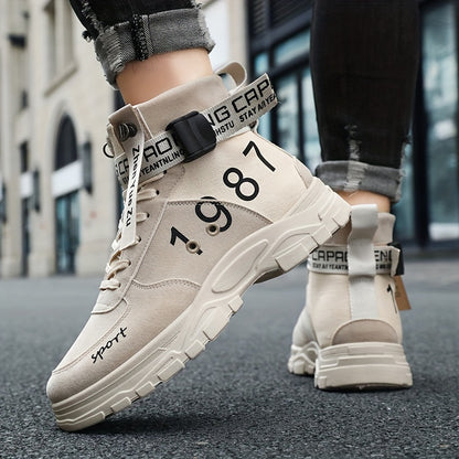 Men’s Stylish Hiking Boots – Durable Non-Slip Outdoor Ankle Boots