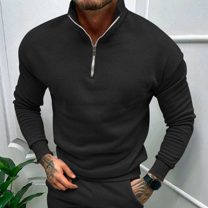 Loom & Soul™ Solid Color Pullover Sweatshirt – Casual Long Sleeve Top for Everyday Comfort & Style