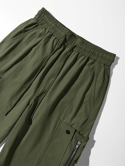 Pantalon cargo à cordon de serrage pour femme – Coupe décontractée style urbain, multipoches