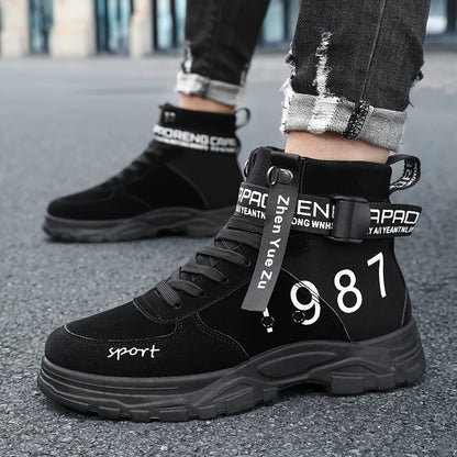 Men’s Stylish Hiking Boots – Durable Non-Slip Outdoor Ankle Boots