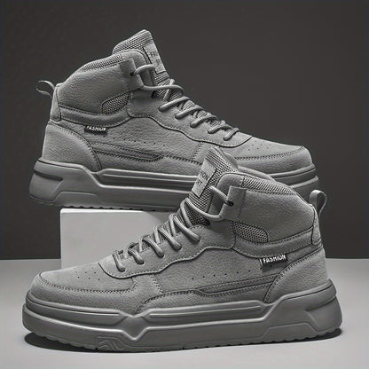 Baskets montantes homme – Chaussures de sport urbaines à lacets