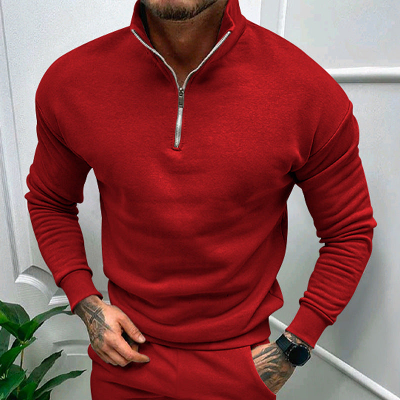 Loom & Soul™ Solid Color Pullover Sweatshirt – Casual Long Sleeve Top for Everyday Comfort & Style