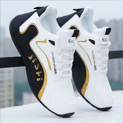 Men'S Shoes with Waterproof and anti Slip Leather Surface, High-End Travel Shoes, Trendy and Versatile, Autumn Men'S Sports And