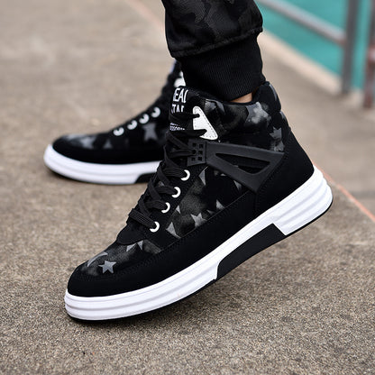 Loom & Soul™ Men’s Fleece-Lined Suede High-Top Sneakers – Warm Casual Fashion Shoes