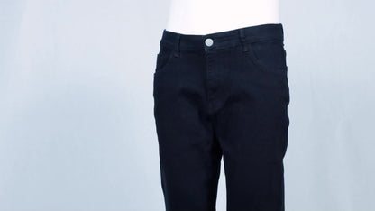 Men’s Gray Slim-Fit Stretch Jeans – Breathable, Modern All-Season Denim