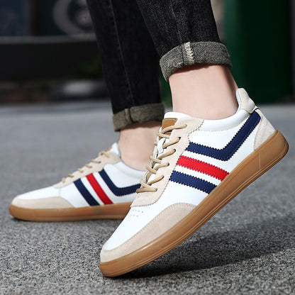 Men’s Height-Boost Sneakers – Premium Leather Streetwear Shoes