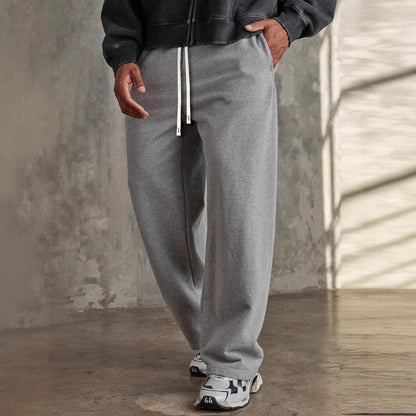 Men’s Straight-Leg Sweatpants – Modern High-Street Fit