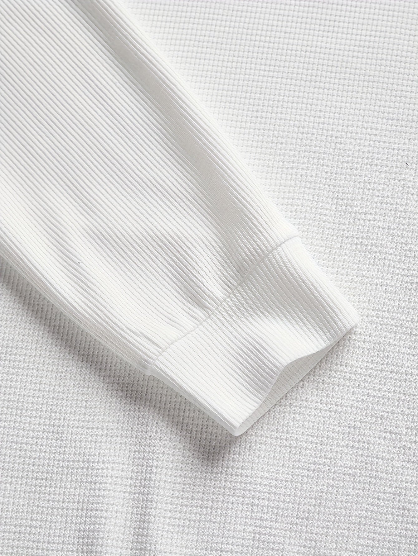 Men’s Waffle Knit Sweatshirt – Color Block Crewneck Casual Pullover