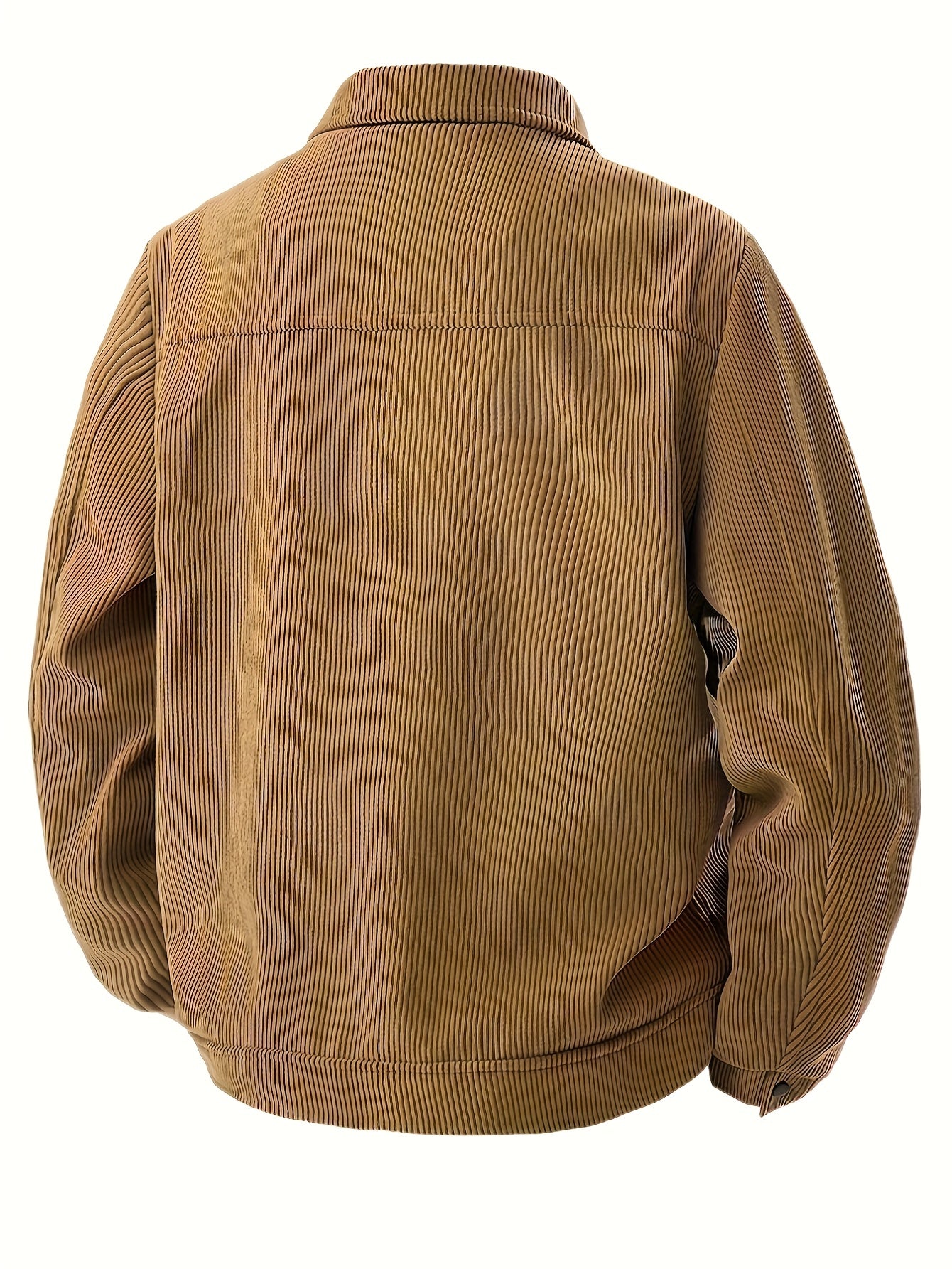Veste d'hiver coupe-vent pour homme – Manteau en velours côtelé isolé