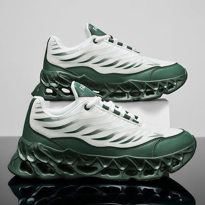 Loom & Soul™ Men’s Lace-Up Sneakers – Thick-Soled Sports & Casual Running Shoes