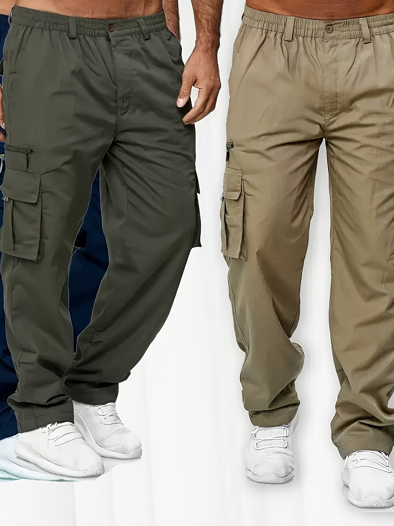 Pantalon cargo extensible pour homme – Pantalon tactique utilitaire extensible