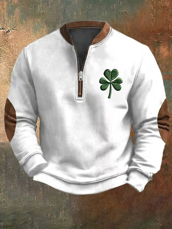 Men’s 3D Digital Print Zip-Up Sweatshirt – Spring & Autumn Style