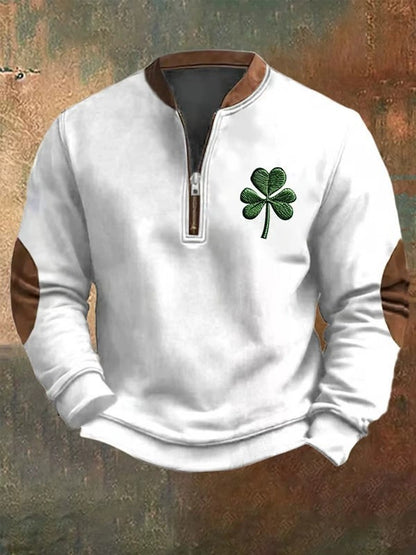 Men’s 3D Digital Print Zip-Up Sweatshirt – Spring & Autumn Style