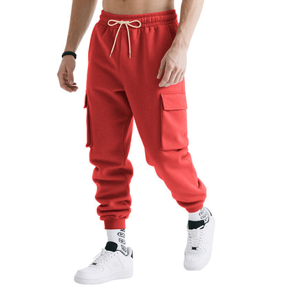 Pantalon de travail multipoches pour homme – Coupe décontractée