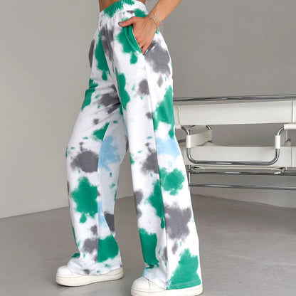 Loom & Soul Women’s Casual Straight Trousers – Loose Cotton Pants with Micro Elasticity and Relaxed Fit