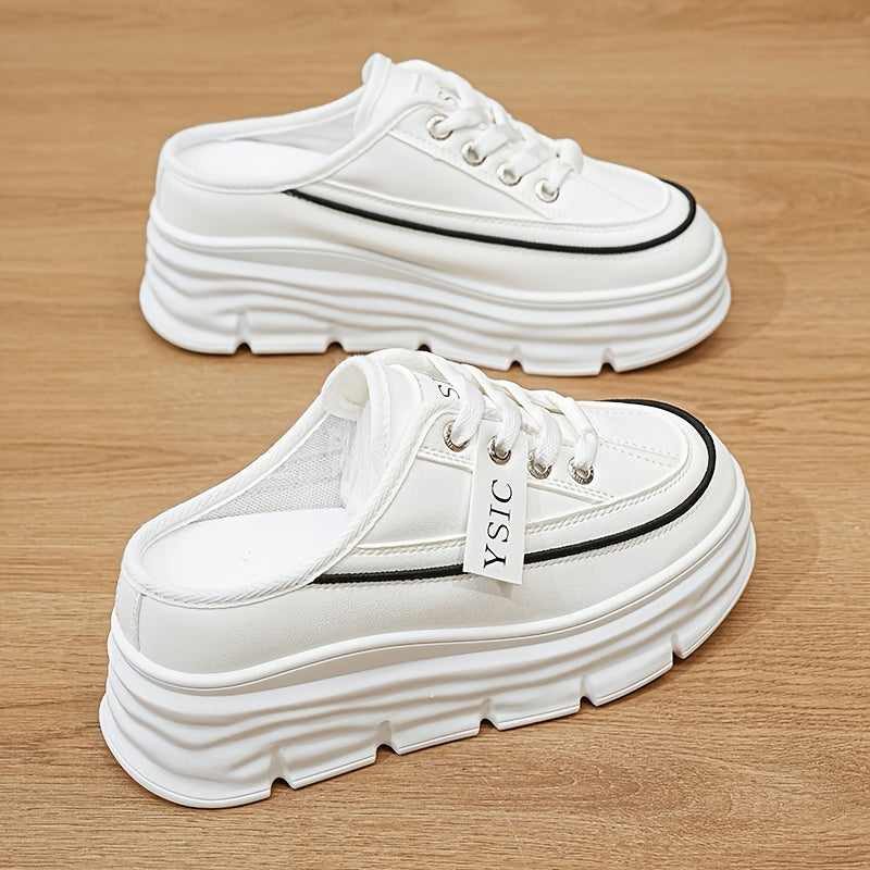 Zapatos Planos Casuales de Verano – Sandalias Cómodas de Uso Diario con Cordones