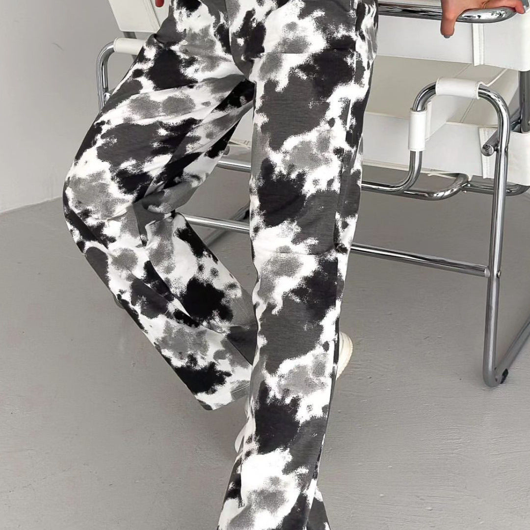 Loom & Soul Women’s Casual Straight Trousers – Loose Cotton Pants with Micro Elasticity and Relaxed Fit