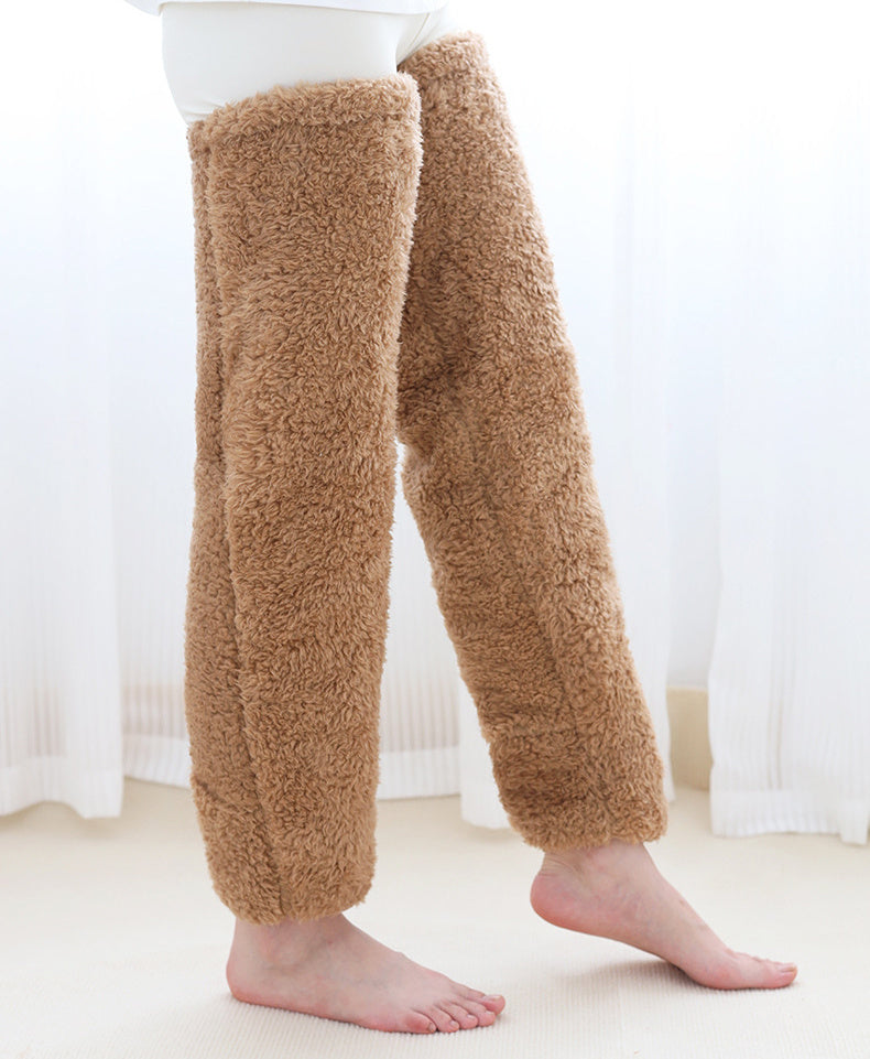 Loom & Soul™ Over-Knee Fuzzy Long Socks – Unisex Winter Warm Sleeping & Home Stockings