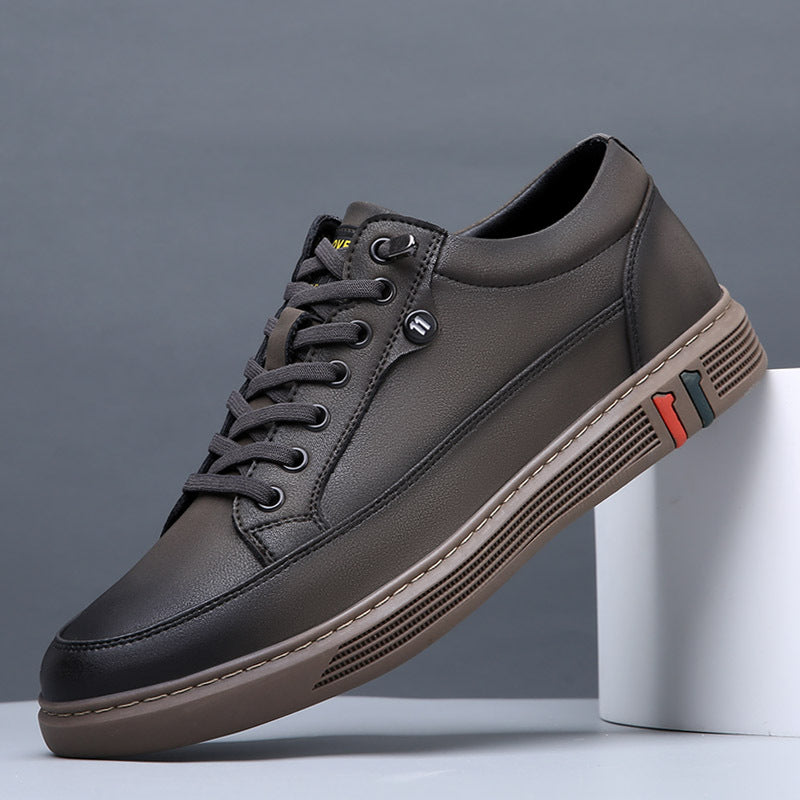 Men’s Leather Casual Shoes – Soft Upper Minimal Everyday Fit