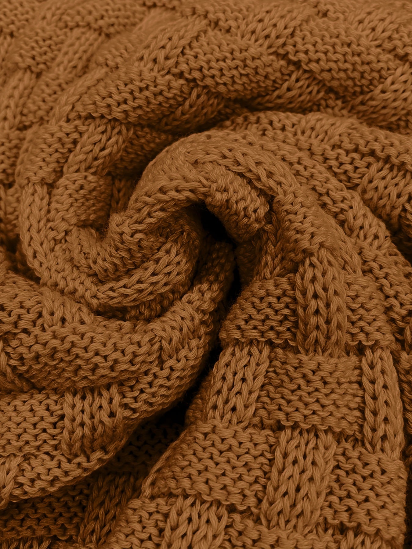 Men’s Waffle Knit Sweater – High Stretch Pullover with Lapel Collar