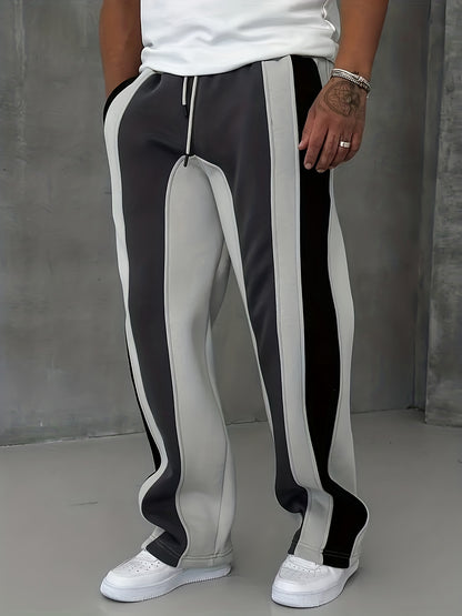 Pantalon cargo urbain à cordon de serrage pour homme – Coupe décontractée sport utilitaire