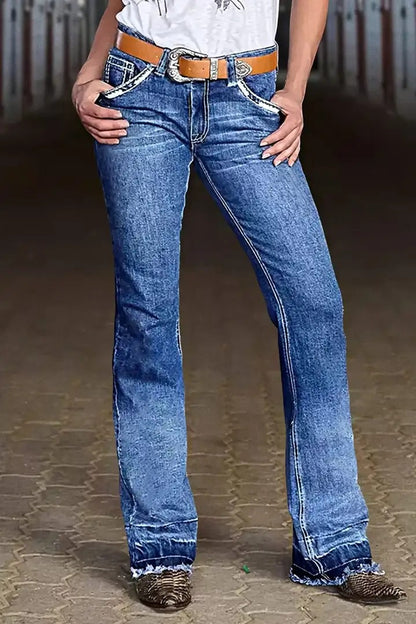 Vaqueros pitillo para mujer – Denim versátil para el día a día (T217)