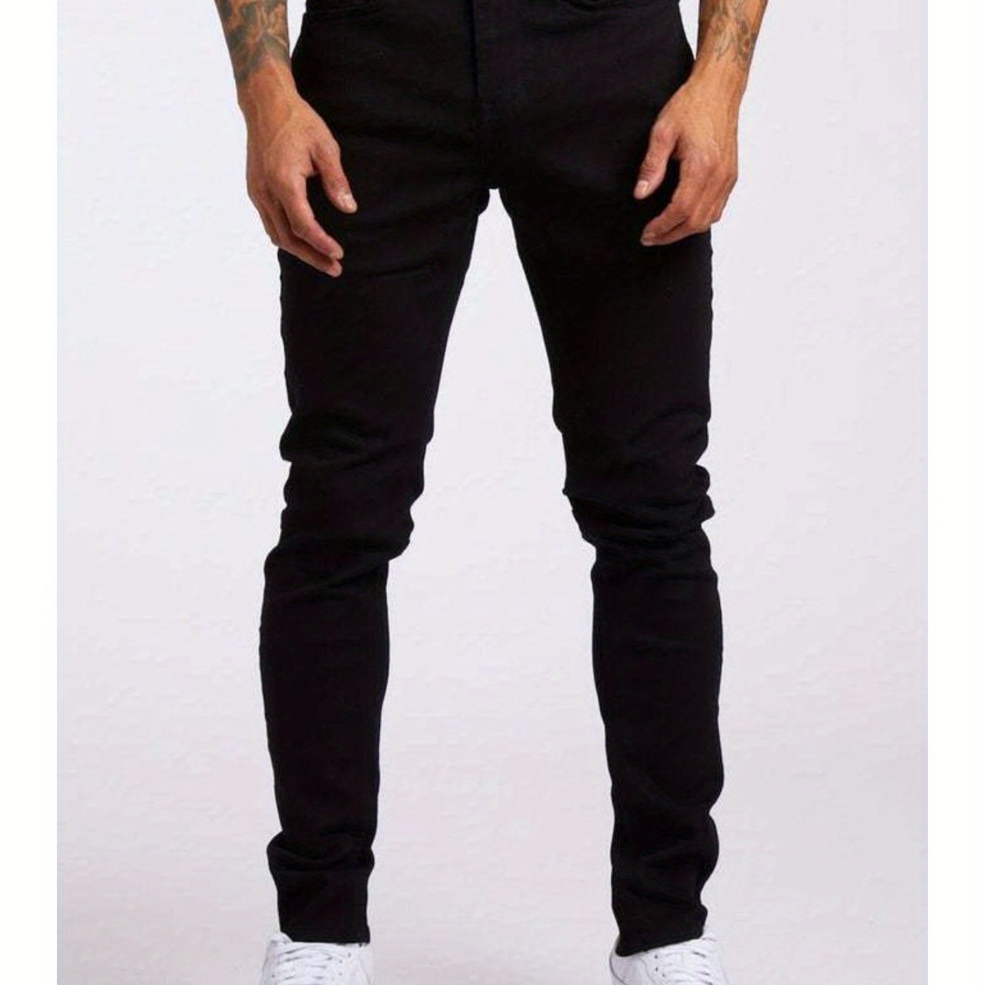 Men’s Gray Slim-Fit Stretch Jeans – Breathable, Modern All-Season Denim