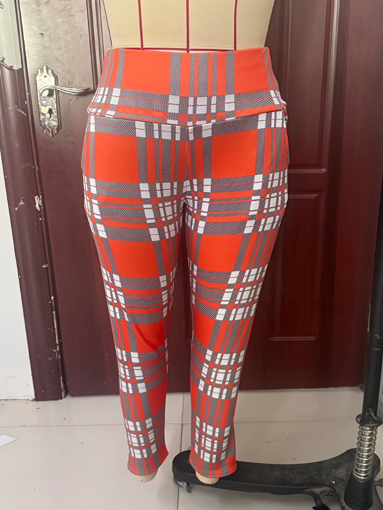 Women’s Fleece-Lined High-Waist Leggings – Cozy Winter Straight Pants