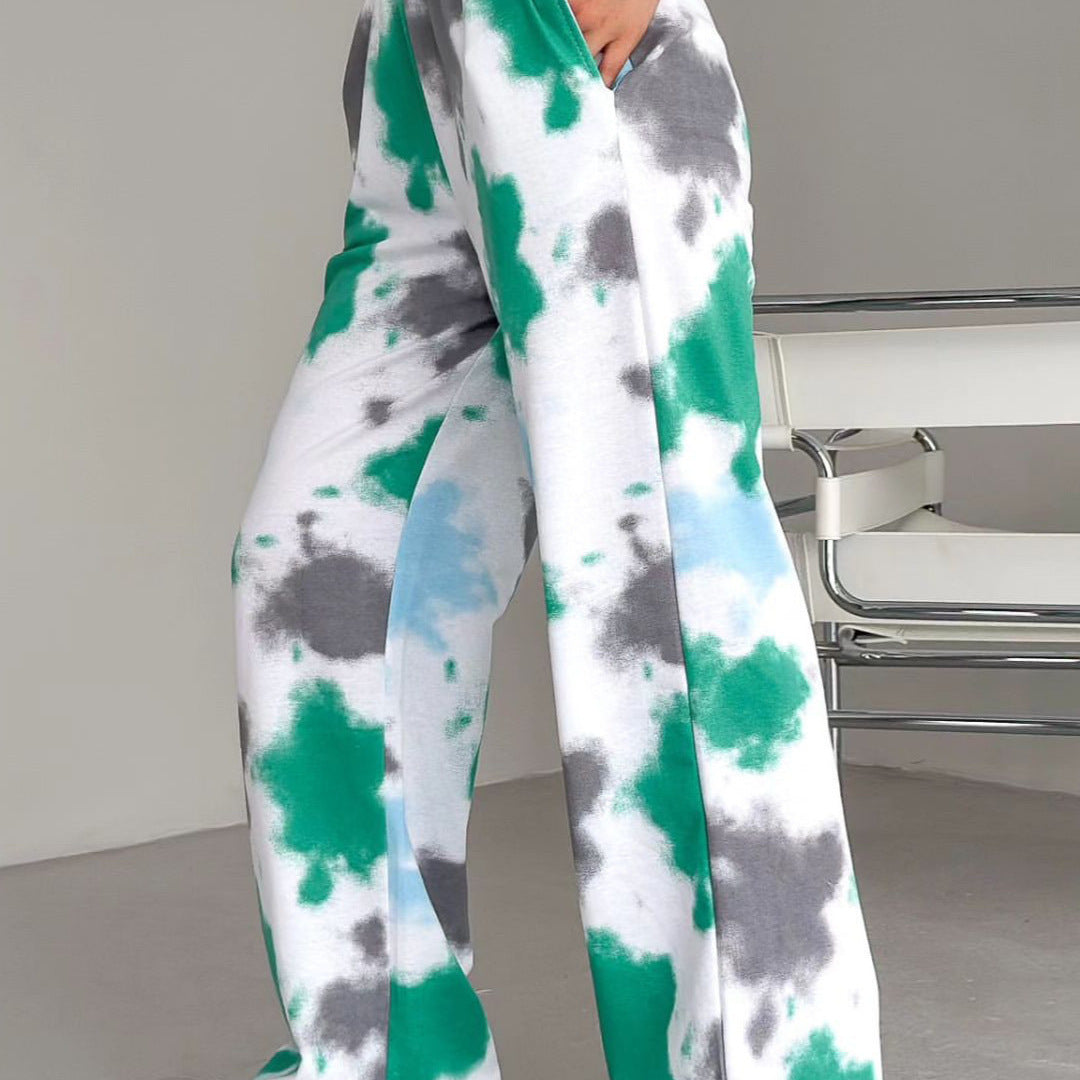 Loom & Soul Women’s Casual Straight Trousers – Loose Cotton Pants with Micro Elasticity and Relaxed Fit