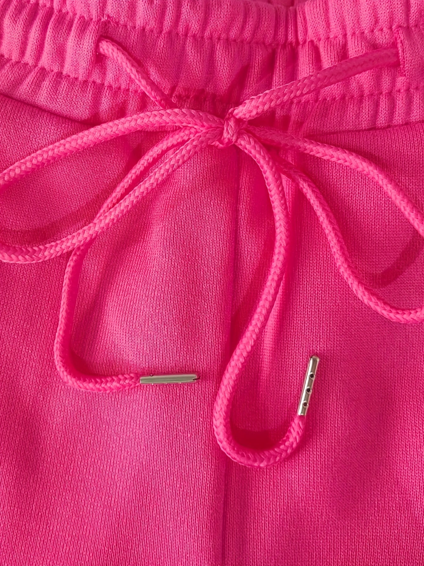 Drawstring Draped Pants – Women’s Solid Straight-Leg Casual Trousers