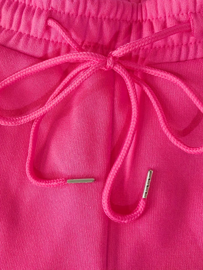 Drawstring Draped Pants – Women’s Solid Straight-Leg Casual Trousers